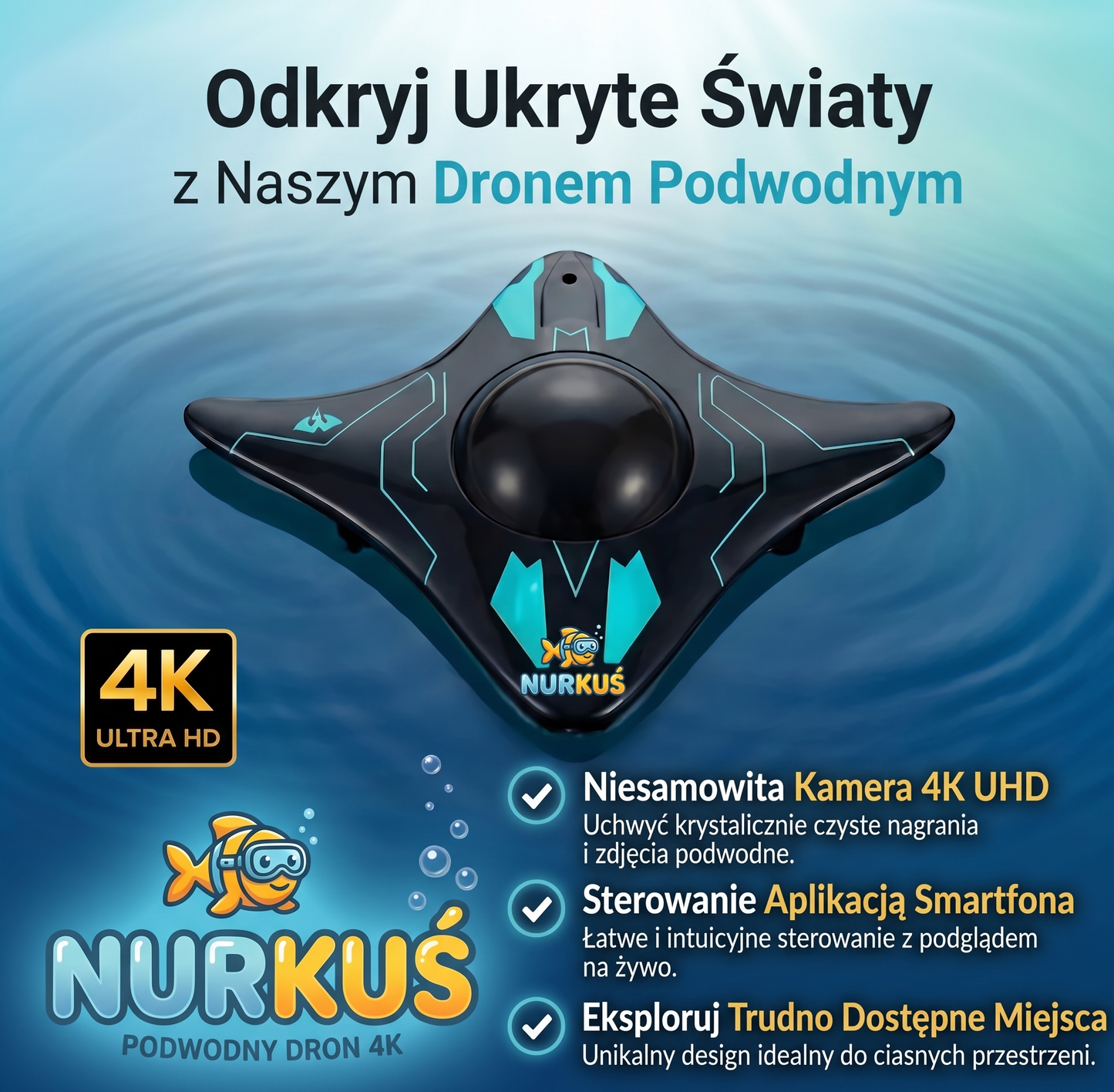 Nurkuś™ Dron RC